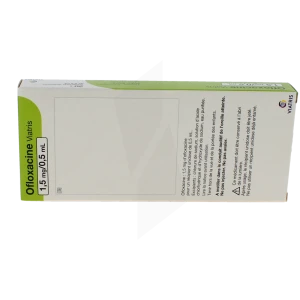 Ofloxacine Viatris 1,5 Mg/0,5 Ml, Solution Auriculaire En Récipient Unidose