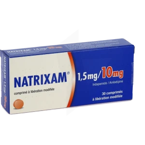 Natrixam 1,5 Mg/10 Mg, Comprimé à Libération Modifiée