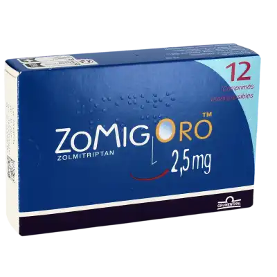 Zomigoro 2,5 Mg, Comprimé Orodispersible à Blere