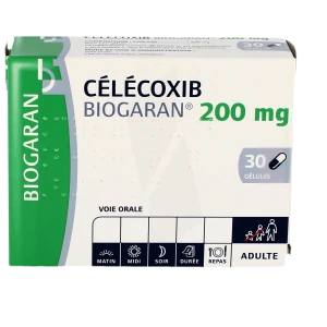 Celecoxib Biogaran 200 Mg, Gélule
