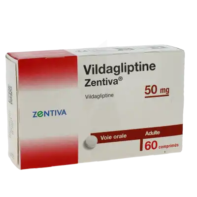 VILDAGLIPTINE ZENTIVA 50 mg, comprimé