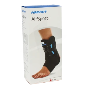 Aircast Airsport+,  Orthèse Cheville, Gauche, M, Pointure : 37 - 42