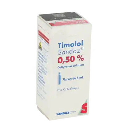 Timolol Sandoz 0,50 Pour Cent, Collyre En Solution à Hagetmau