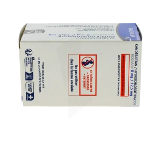 Candesartan/hydrochlorothiazide Biogaran 8 Mg/12,5 Mg, Comprimé