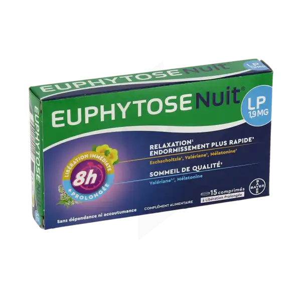 Euphytose Nuit Lp 1,9mg Comprimés B/30