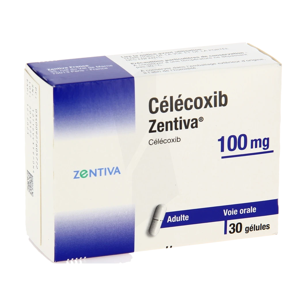 Celecoxib Zentiva 100 Mg, Gélule