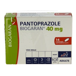 Pantoprazole Biogaran 40 Mg, Comprimé Gastro-résistant