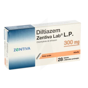 Diltiazem Zentiva Lab Lp 300 Mg, Gélule à Libération Prolongée