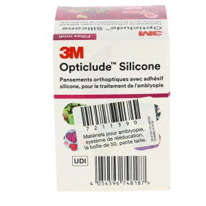 Opticlude Design Girl Pans Orthoptique Silicone Midi 5,3x7cm B/50