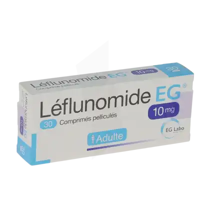 LEFLUNOMIDE EG 10 mg, comprimé pelliculé
