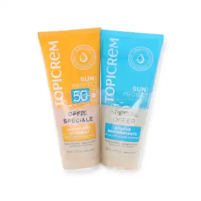 Topicrem Sun Lait Spf50+ 200ml+dch à Saint-Priest