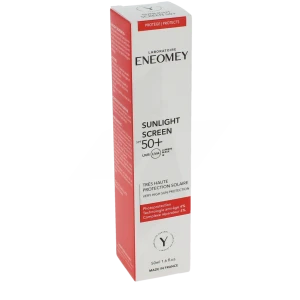 Eneomey Sunlight Screen 50+ Très Haute Protection Solaire Fl Airless/50ml