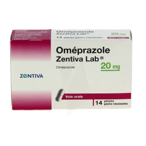 Omeprazole Zentiva Lab 20 Mg, Gélule Gastro-résistante