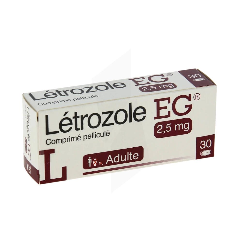 Letrozole Eg 2,5 Mg, Comprimé Pelliculé
