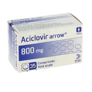 Aciclovir Arrow 800 Mg, Comprimé