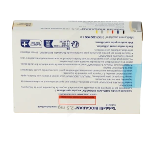 Tadalafil Biogaran 2,5 Mg, Comprimé Pelliculé