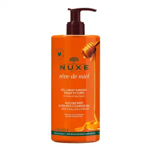 Nuxe Rêve De Miel Gel Lavant Surgras Visage Corps Fl Pompe/750ml à Saint-Jean-du-Falga