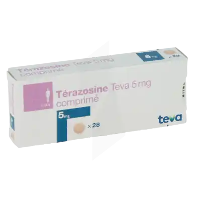 Terazosine Teva 5 Mg, Comprimé à LA CRAU