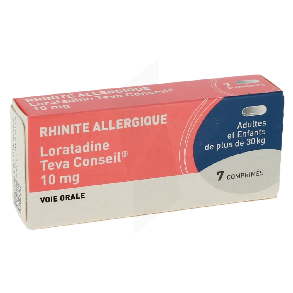 Loratadine Teva Conseil 10 Mg, Comprimé