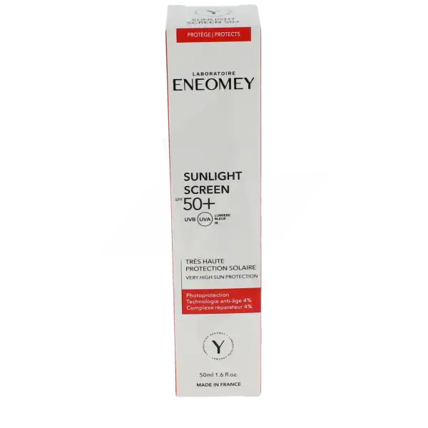 Eneomey Sunlight Screen 50+ Très Haute Protection Solaire Fl Airless/50ml