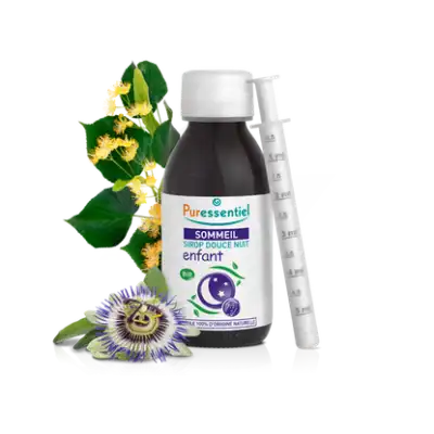 Puressentiel Sommeil - Détente Sirop Enfant Douce Nuit Bio - 125 Ml à SAINT-MEDARD-EN-JALLES
