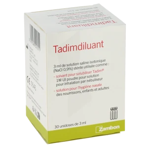 Tadimdiluant Sol Stérile 0,9 % Chlorure De Sodium Isotonique 30unid/3ml
