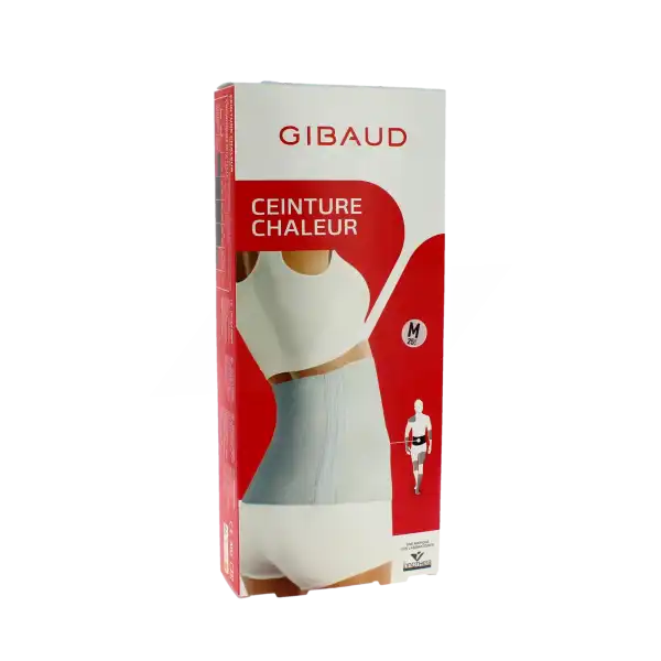 Gibaud - Ceinture Chaleur - Ecru - Hauteur 25cm - Taille M