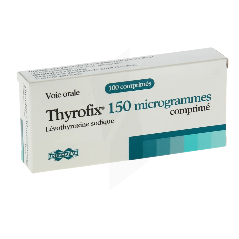 Thyrofix 150 Microgrammes, Comprimé