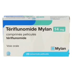 Teriflunomide Mylan 14 Mg, Comprimé Pelliculé