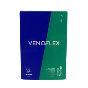 Venoflex Fast 2 Chaussette Lin Femme Ligne Noir Taille 4l