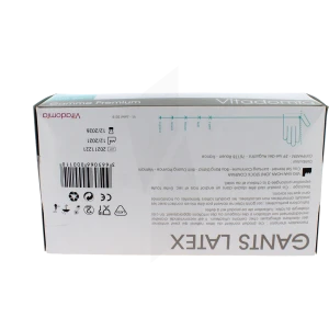 Vitadomia Gant Latex Sans Poudre Premium Ts 6/7 B/100