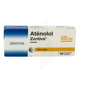 Atenolol Zentiva 50 Mg, Comprimé Sécable