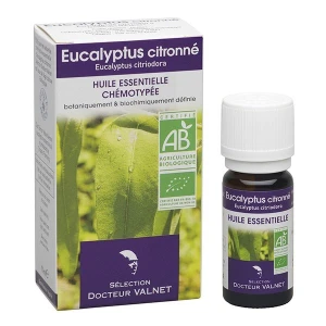 Docteur Valnet Huile Essentielle Bio, Eucalyptus Citronne 10ml