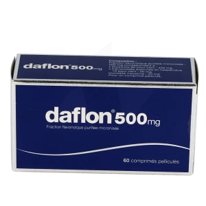 Daflon 500 Mg, Comprimé Pelliculé