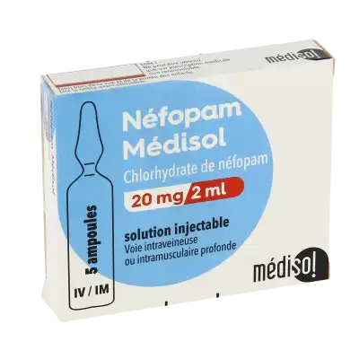 Nefopam Medisol 20 Mg/2 Ml, Solution Injectable à Osny