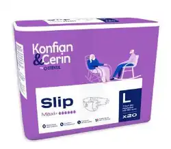 Konfian & Cerin Slip Maxi+ L Sachet/20 à TOUCY
