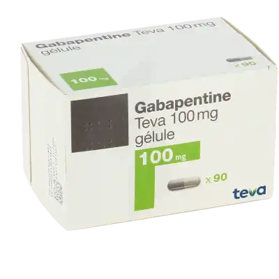 Gabapentine Teva 100 Mg, Gélule à Bordeaux