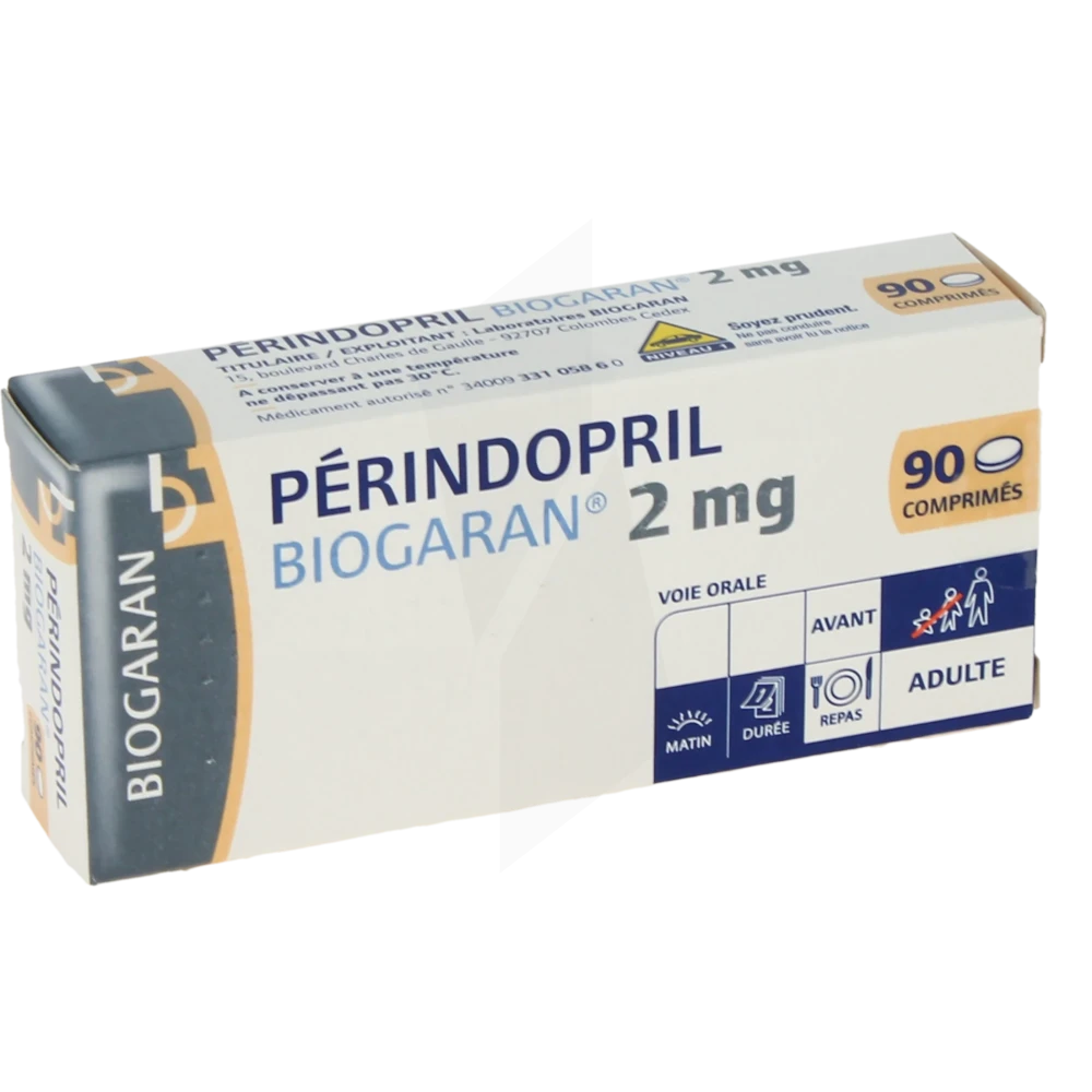 Perindopril Biogaran 2 Mg, Comprimé