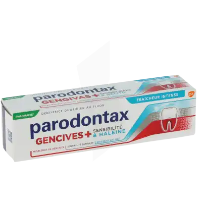 Parodontax Gencives + Sensibilite Dentifrice Haleine FraÎcheur Intense T/75ml à Annecy