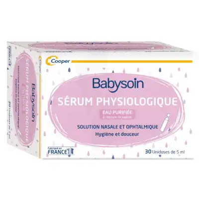 Babysoin Solution Sérum Physiologique 30 Unidoses/5ml à Vendôme