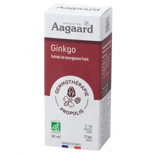 Aagaard Ginkgo Macérat Unitaire 30ml