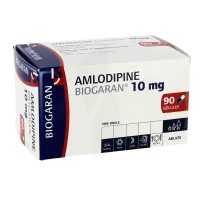 Amlodipine Biogaran 10 Mg, Gélule à Blere