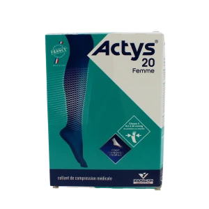Actys 20 Collant Pf Femme Noir T2n