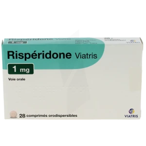 Risperidone Viatris 1 Mg, Comprimé Orodispersible
