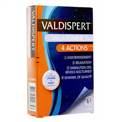 Valdispert Mélatonine 1 Mg 4 Actions Caps B/30