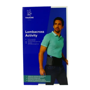 Thuasne Lombacross Activity Ceinture Lombaire Noir Hauteur 26cm Taille 2
