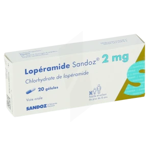 Loperamide Sandoz 2 Mg, Gélule