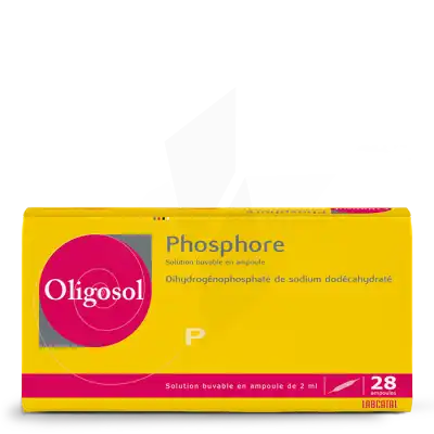 Oligosol Phosphore Solution Buvable 28 Ampoules/2ml à VANNES