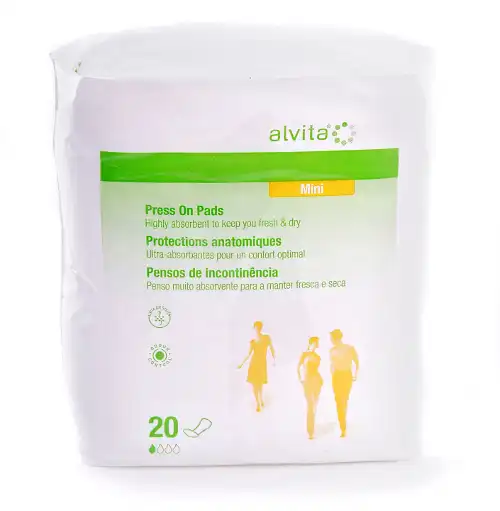 Alvita Protection Anatomique Incontinence Légère Extra Sachet/10