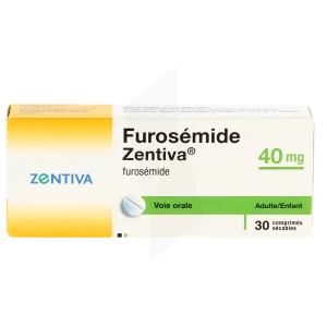 Furosemide Zentiva 40 Mg, Comprimé Sécable
